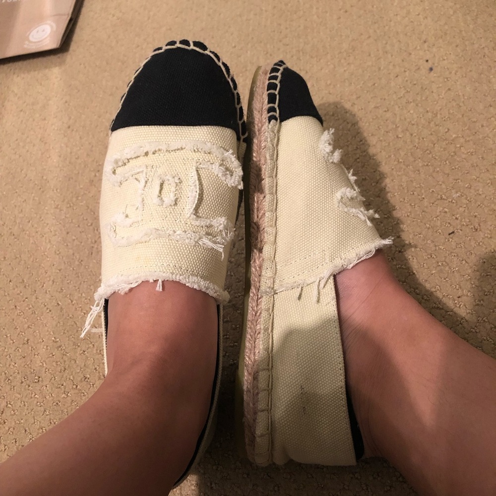 Chanel Espadrilles Cream/Navy
